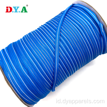 1cm Polyester Webbing Blue Stripe Polyester Webbing